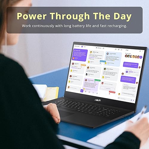 Vista 24 de Asus C523NA Chromebook 15.6'' HD portátil, procesador Intel Celeron N3350, 4 GB de RAM, memoria flash eMMC de 64 GB, gráficos Intel HD, cámara web