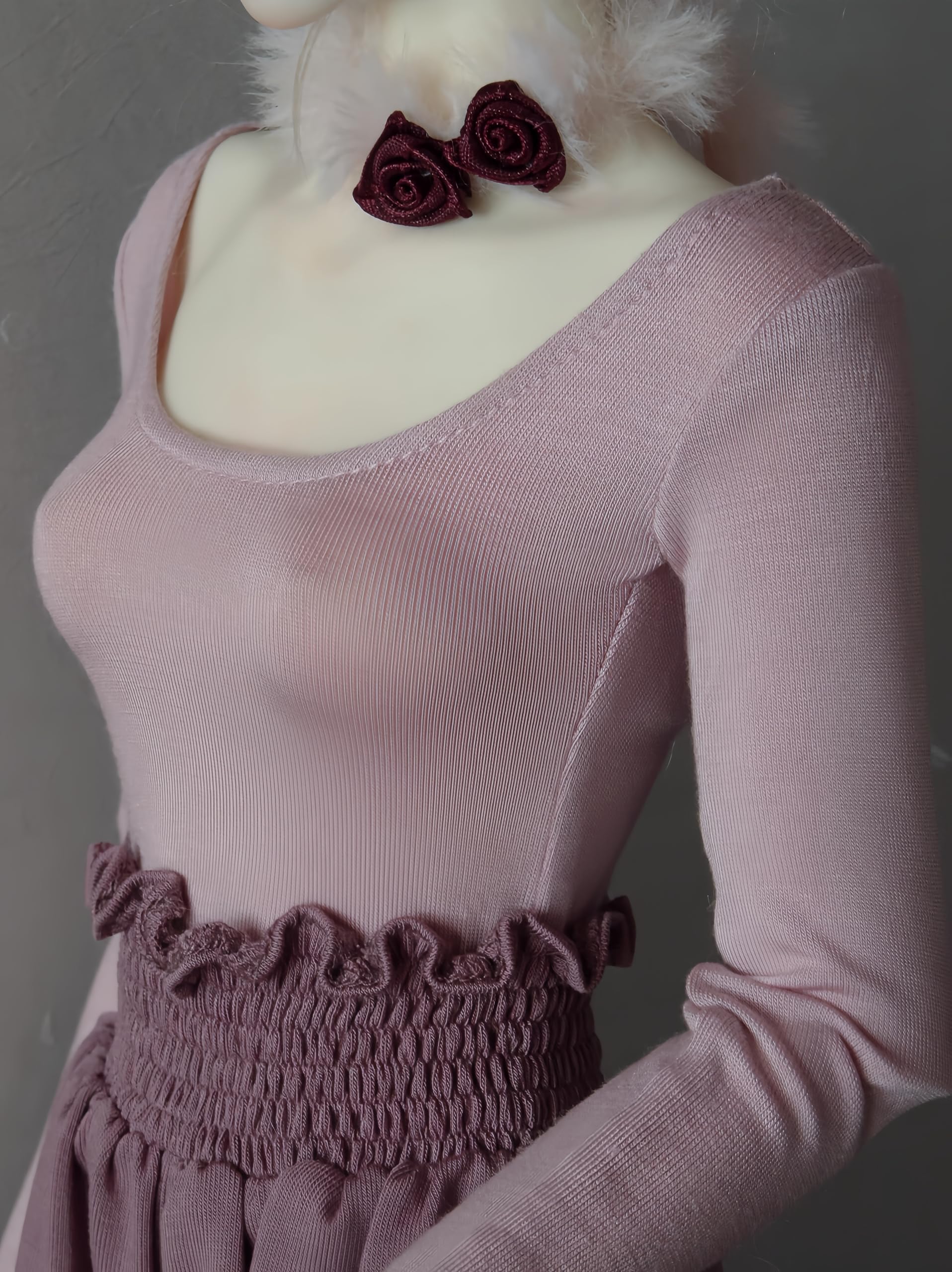 Bjd Puppenkleidung für 1/3 1/4 Bjd-Puppen, Kugelgelenk-Puppenkleidung, handgefertigt, viele Modestile Set (O, 1/4)