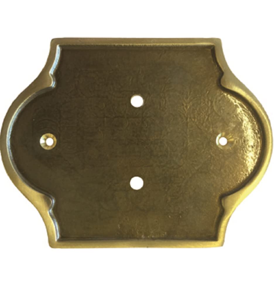 Targa Portanumeri Ottone Bronzato 2 Posti - 4