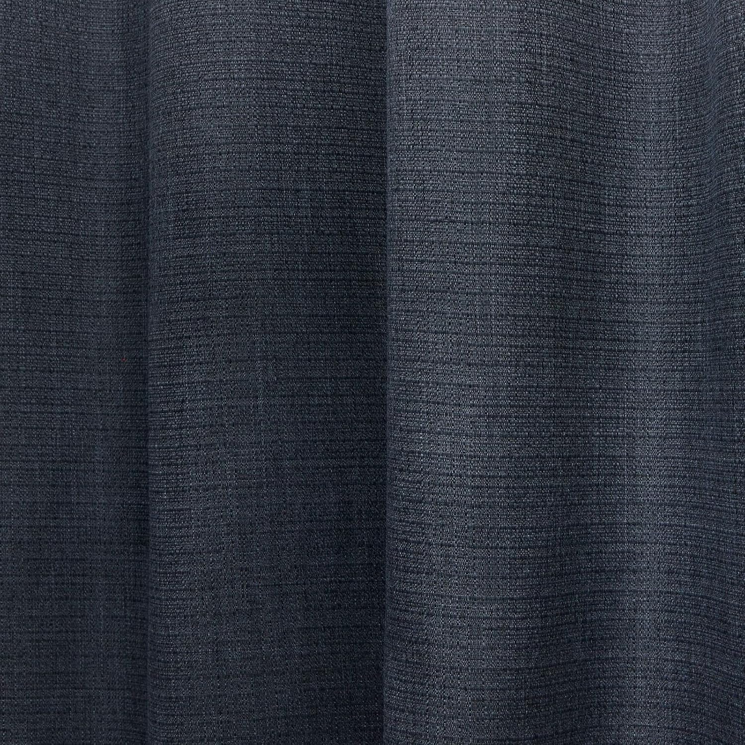 Exclusive Home Bastian Room Darkening Blackout Grommet Top Curtain Panels, 52"x84", Indigo, Set of 2
