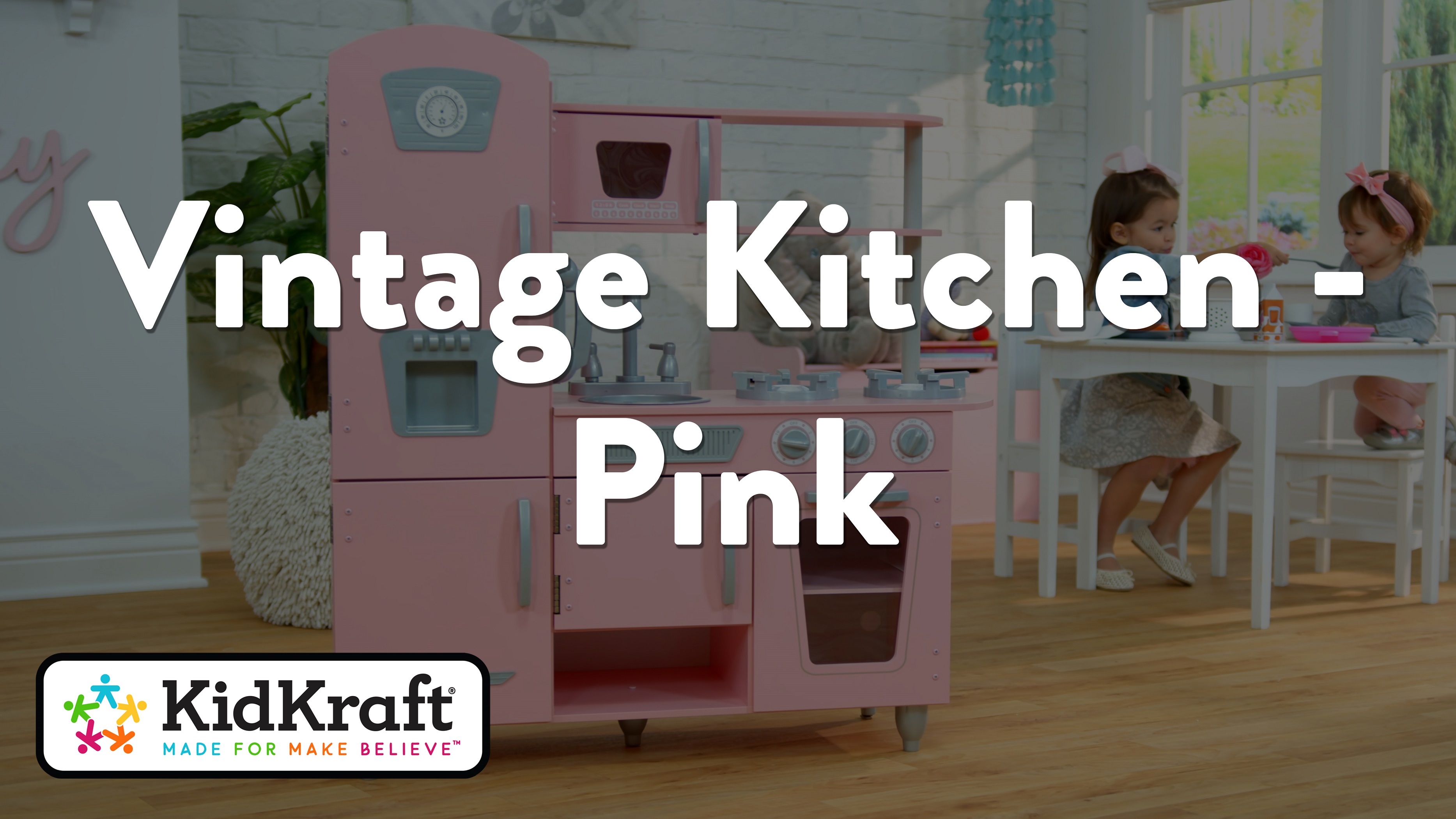 Amazon.com: KidKraft Vintage Wooden Play Kitchen with Pretend Ice