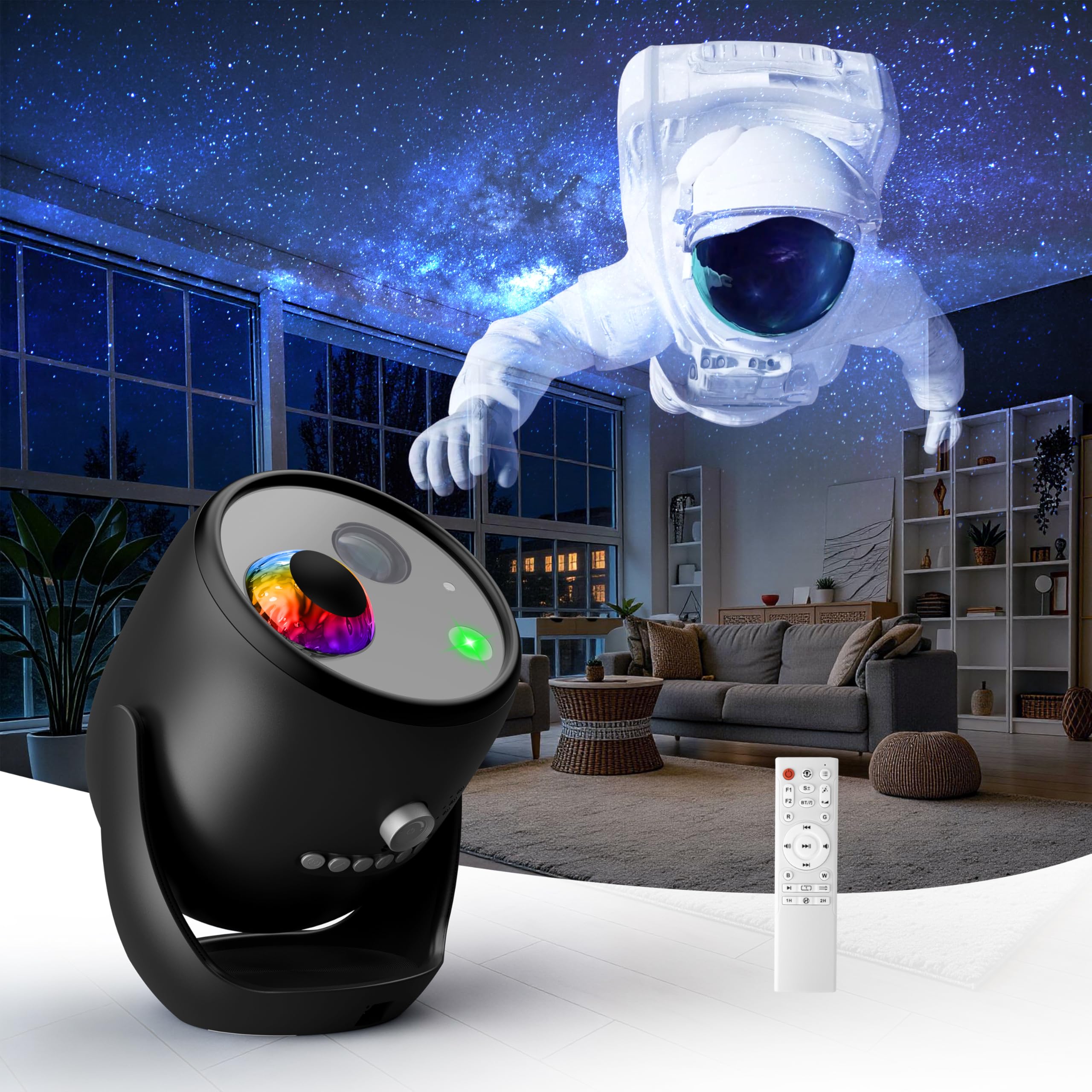 Amazon.com: TWElvetooo 3D Galaxy Projector for Bedroom, 90 Dynamic