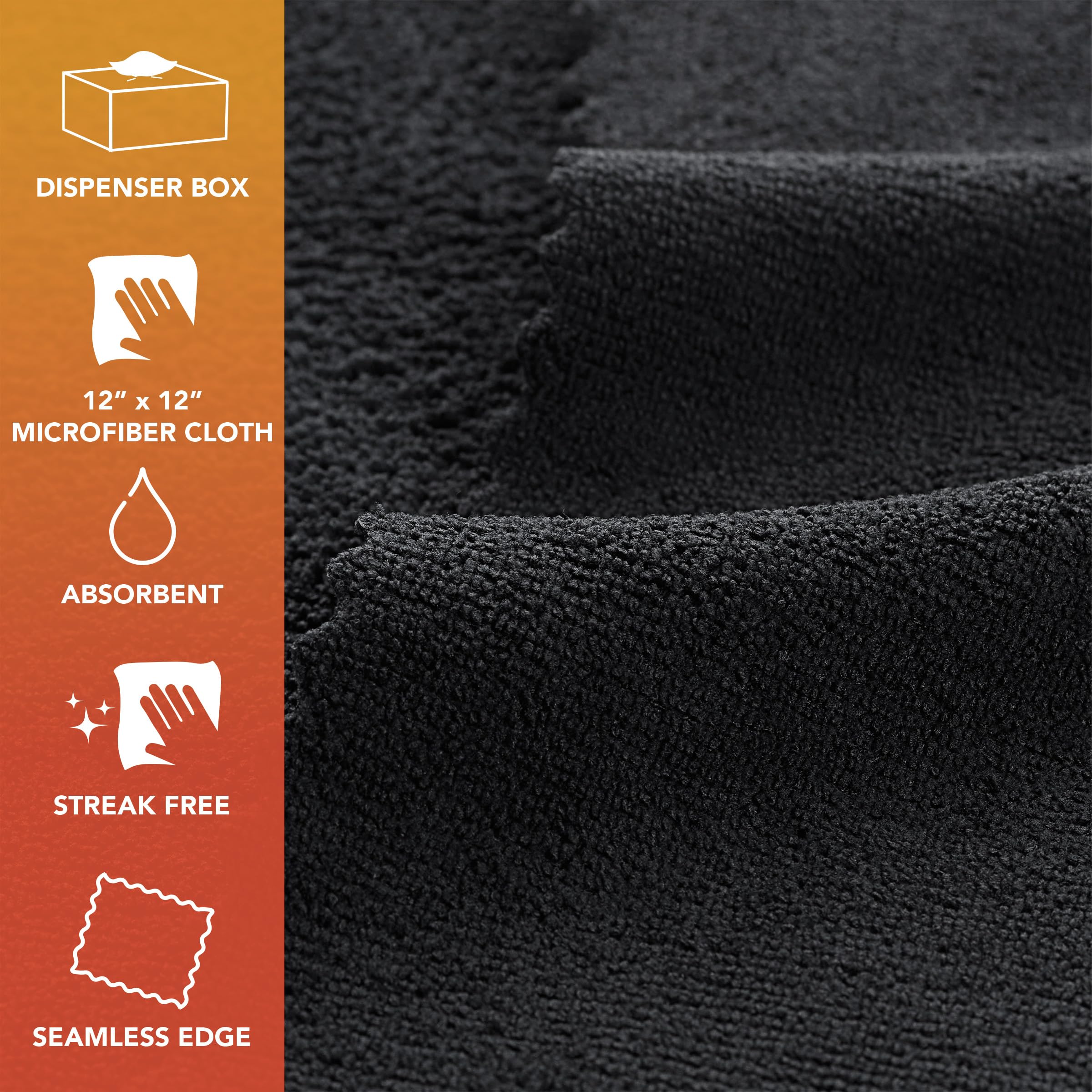 Arkwright Smart Rags in Box - Pallet of 14400 Lint Free Microfiber Cleaning Cloth Scratch Streak-Free Dispensable Wash — view 2