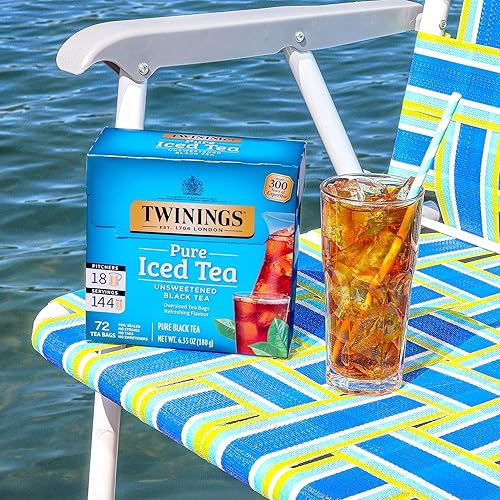 Vista 21 de Twinings Mixed Berries - Té negro con sabor de bayas mixtas para preparación de té helado, té con cafeína y sin azúcar, 20 unidades (paquete de 6)