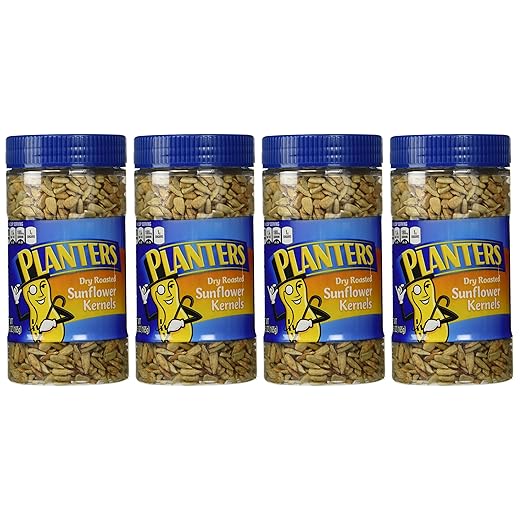 Planters Dry Roasted Sunflower Kernels (Pack of 4)