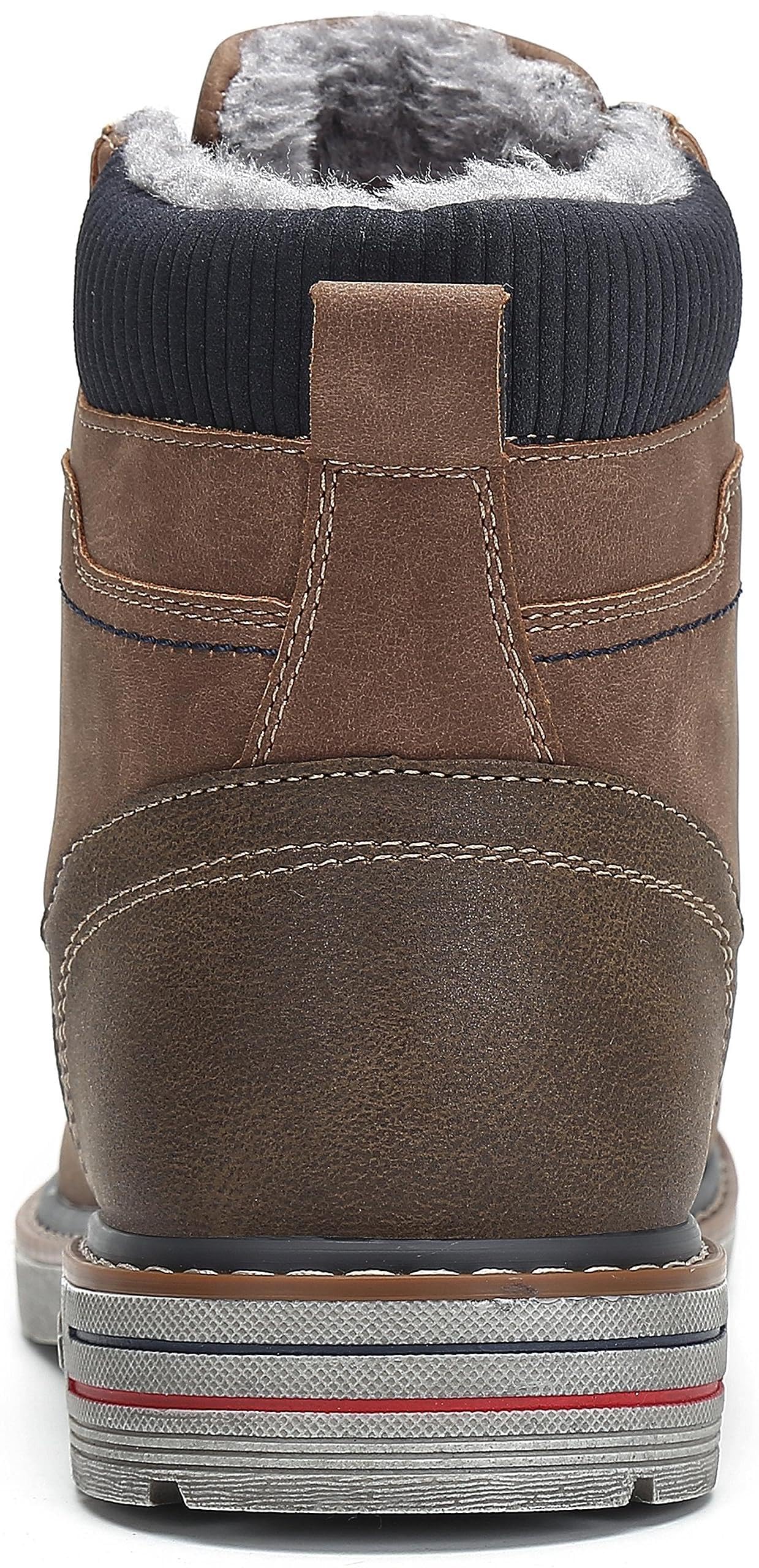 Mishansha Scarpe Uomo Stivaletti da Trekking Eleganti Scarpe da Ginnastica Stivali da Escursionismo Invernali Impermeabile Outdoor