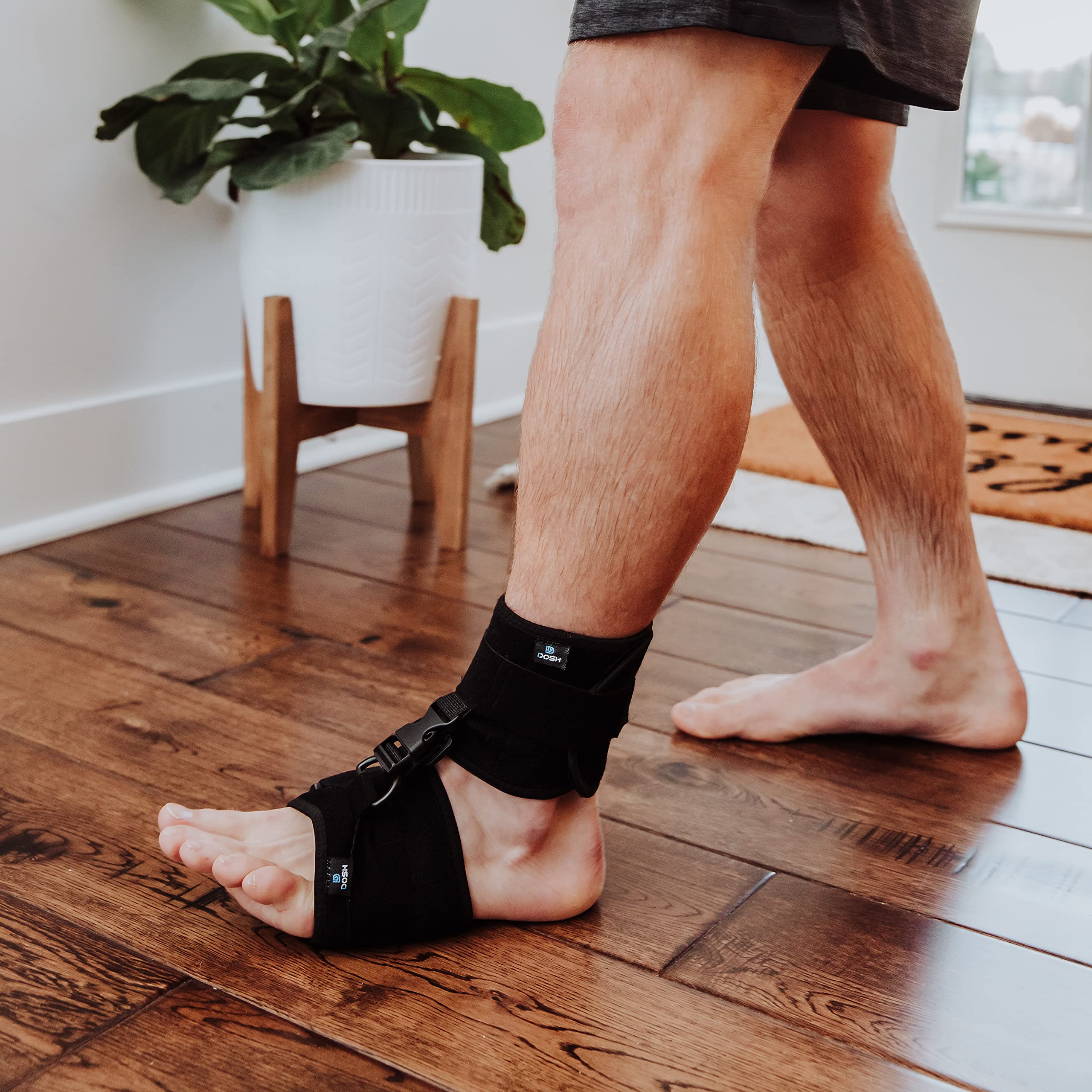 Dosh AFO - Soporte de pie para caminar, unisex (negro)