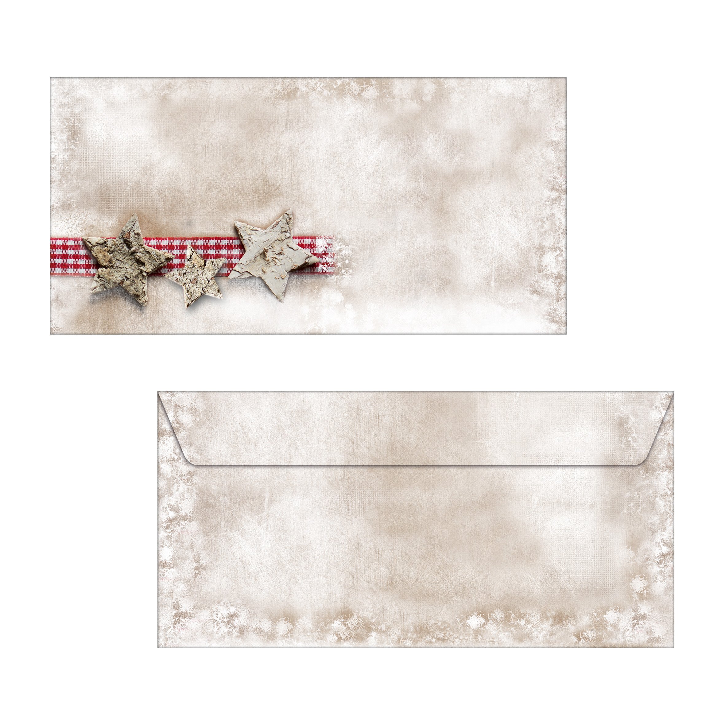 SIGEL DU049 Christmas envelopes "Winter Chalet", DL, without window, 90 gsm, 25 pcs.