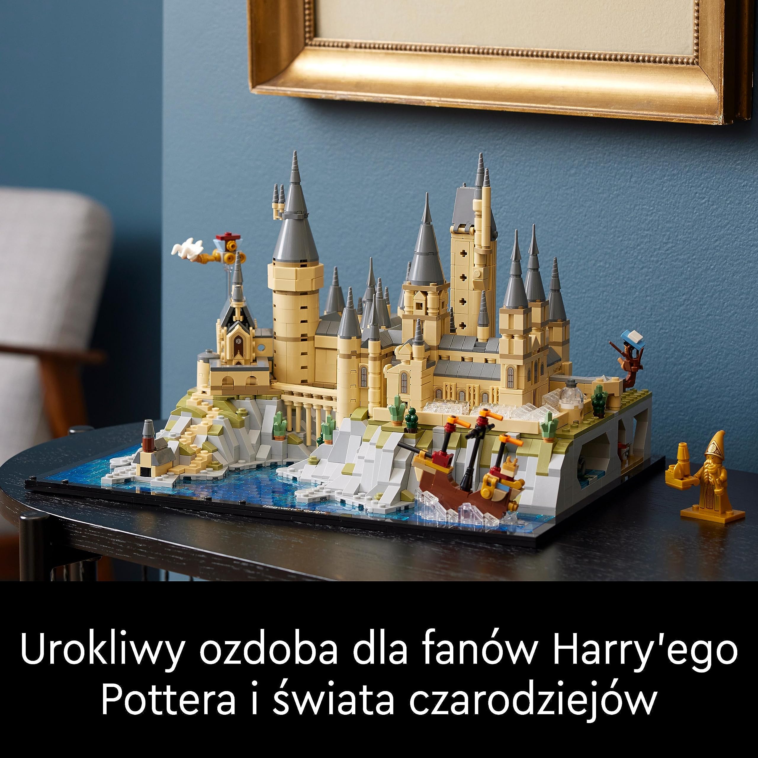 LEGO Harry Potter Zamek Hogwart i błonia 76419 | Model zamku, zestaw kolekcjonerski, prezent dla fana Harry’ego Pottera 18+, zestaw klocków konstrukcyjnych, 2660 elementów