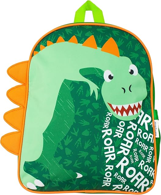 Harry Bear Kids Backpack Dino Green