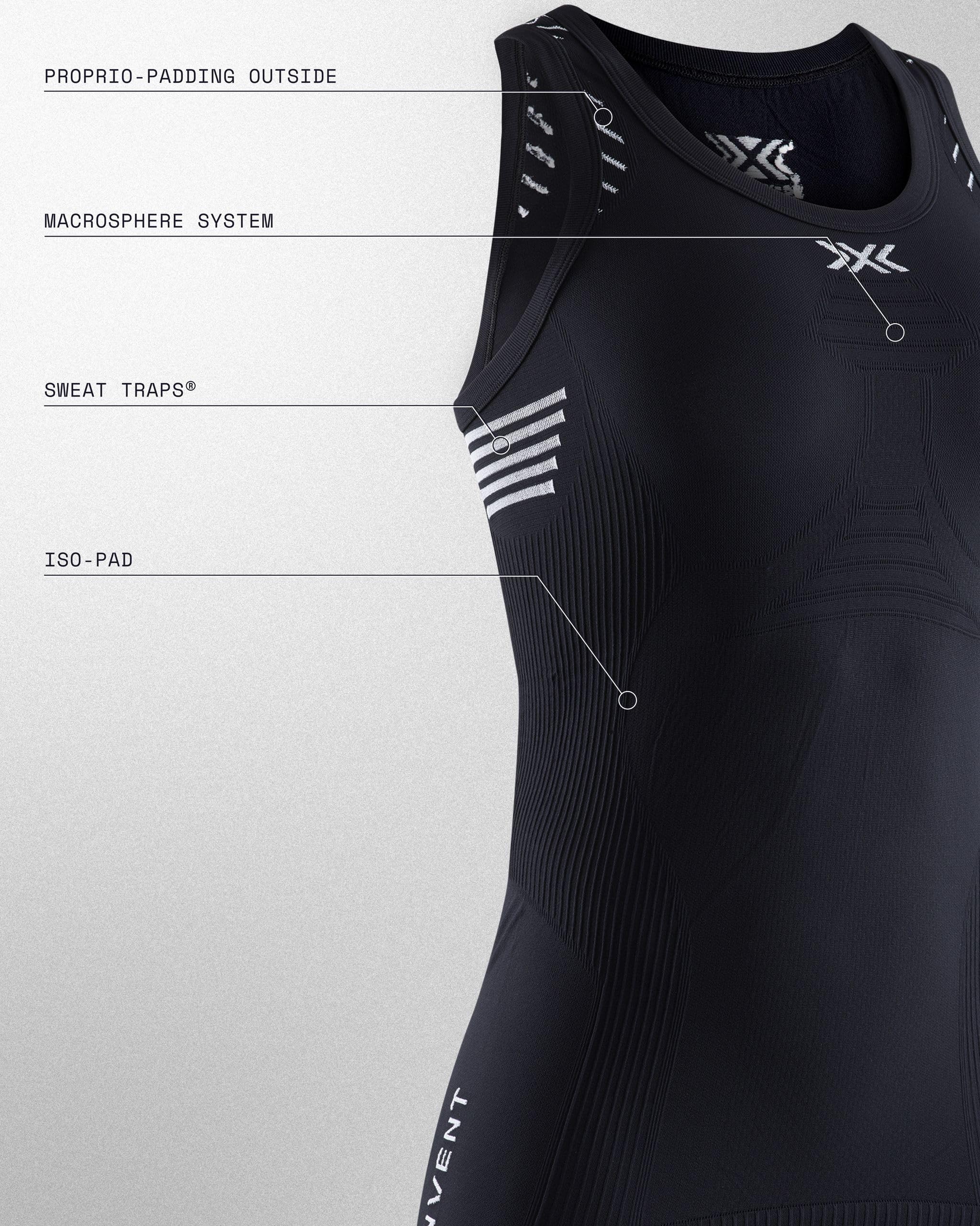X-Bionic Invent 4.0 - Maglia Termica Donna Senza Maniche a Compressione - Canotta Termica Donna ad Alte Prestazioni per Running, Sci, Ciclismo, Fitness, e Sport Invernali