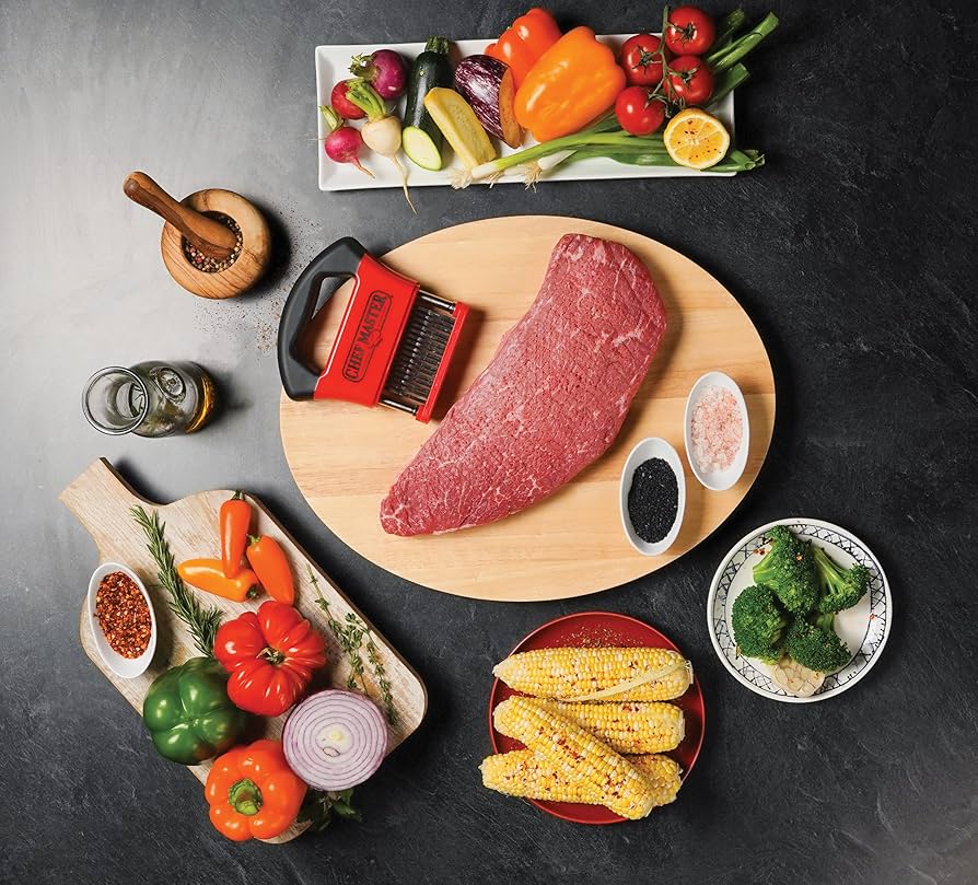 ミート Amazon｜Geerow ミートテンダライザー 48刃 肉叩き 肉筋切り器