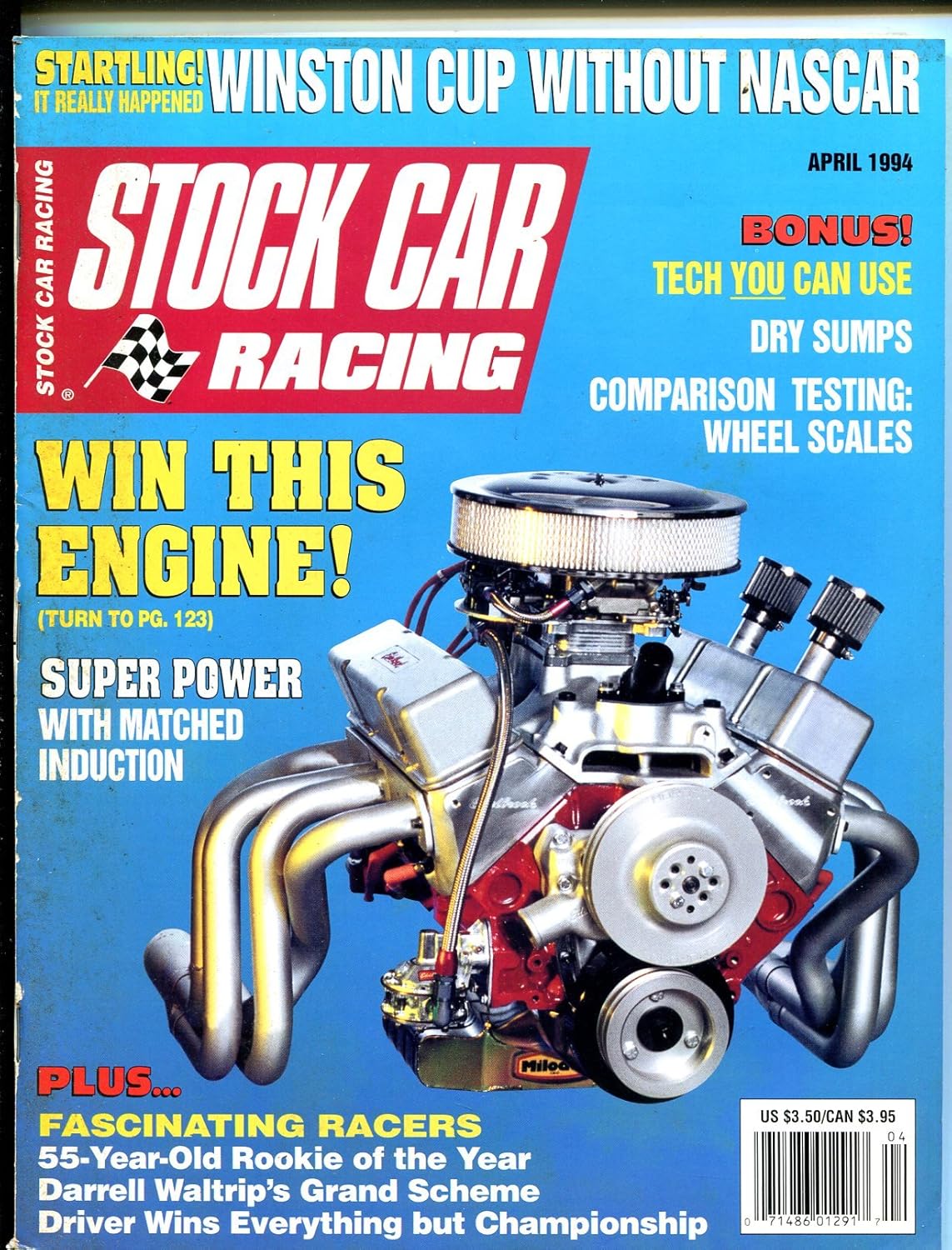 Amazon.com: Stock Car Racing 4/1994-Darrell Waltrip-Roger Penske-Reggie ...
