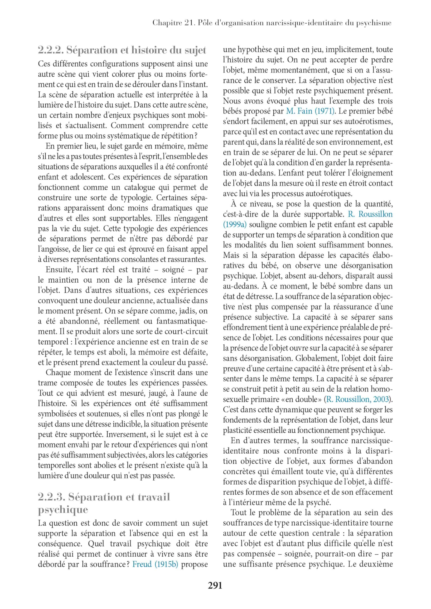 Manuel de psychologie et de psychopathologie clinique générale