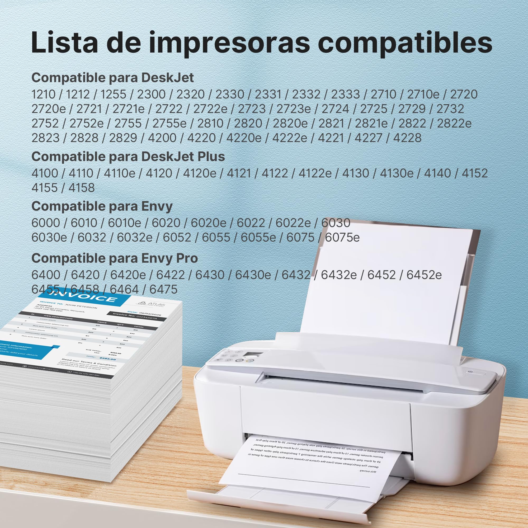 305XL Compatible con Tinta HP 305 XL Negro y Color para HP DeskJet 2820e 2821e 2822e 2720 2721 2722 2723 2710 4220e 4222e 4120e 4122e 2320 Envy 6020 6022e 6030e 6430e 6432e (Negro y Color)