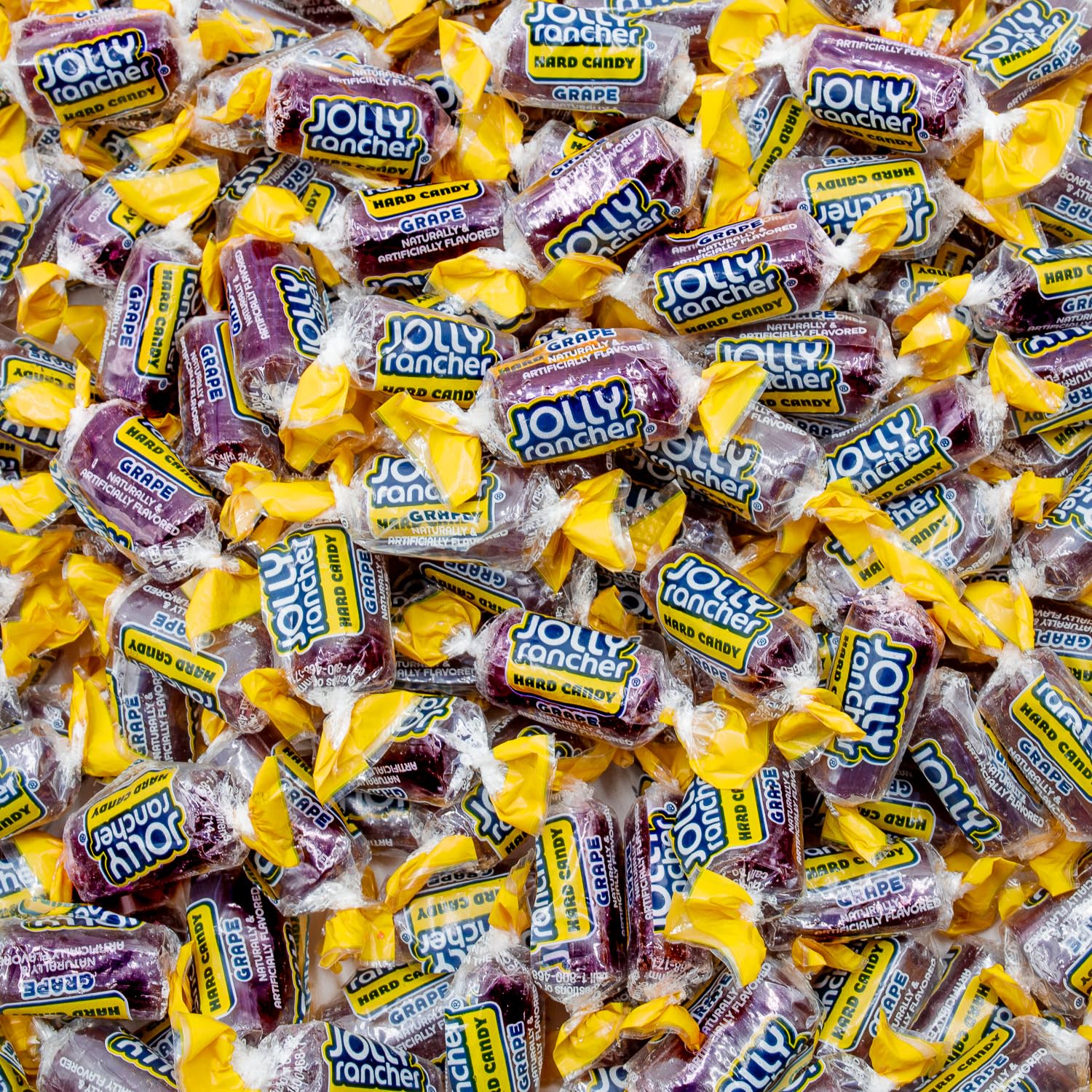 JOLLY RANCHER Hard Candy GRAPE Original Flavor 1 lb – Bulk Bag, Individually Wrapped (74 Pieces)