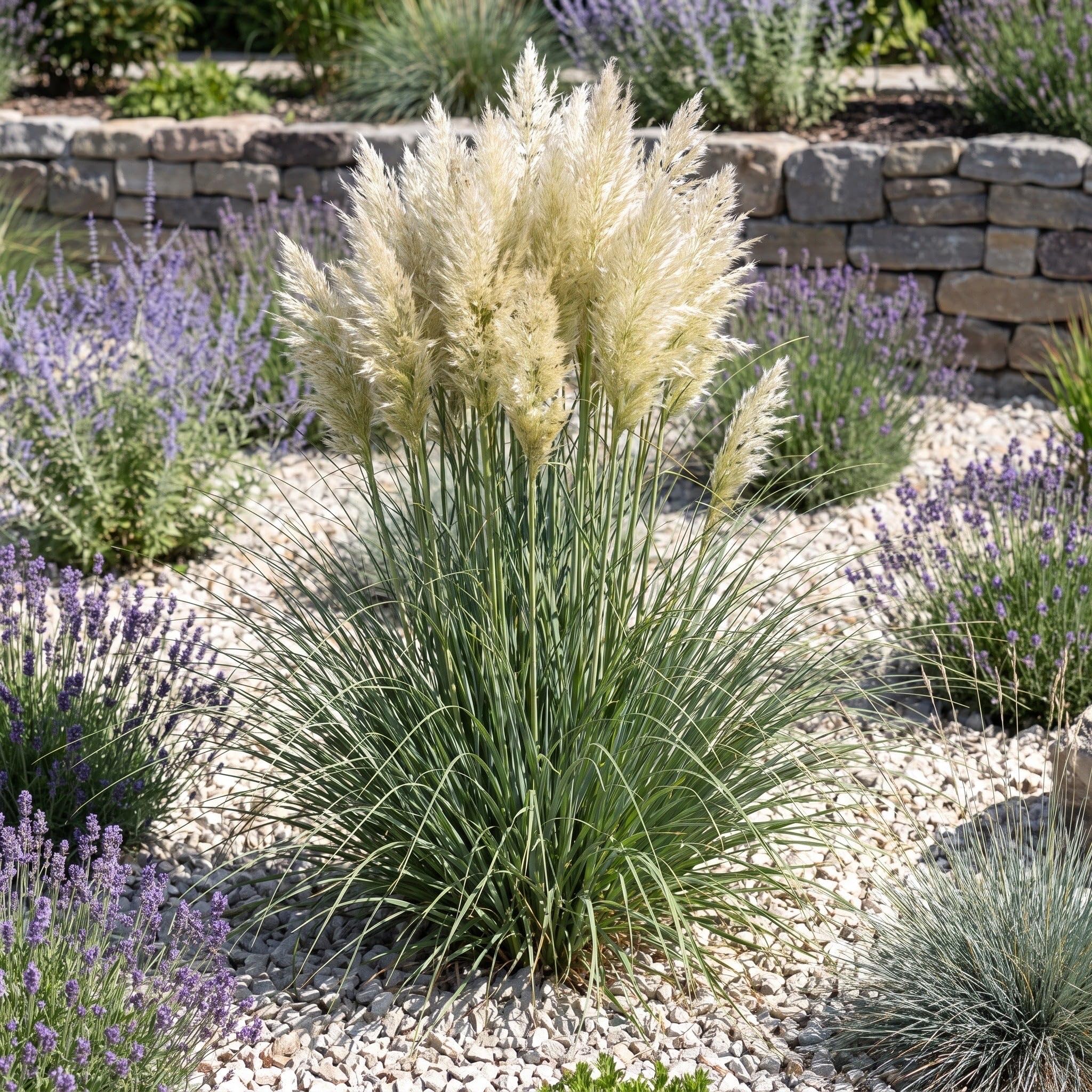 Stauden Gänge 5 x Kleines Pampasgras 'Pumila', Cortaderia selloana
