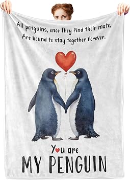 Wedding Anniversary Blanket, Presents for Husband Wife Girlfriend Boyfriend, Bridal Shower Gifts, Couple Blanket, Romantic I Love You Gift for Women Men Couple Throws 50x60 Inches