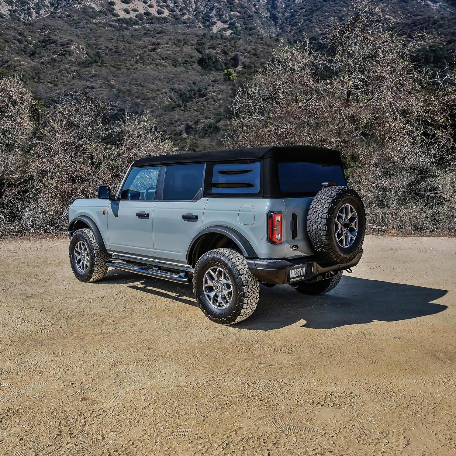 Westin 21-54195 PRO TRAXX 5 Oval Nerf Step Bars fits 2021-2026 Bronco 4Door (Exc Bronco Sport) Black Pair