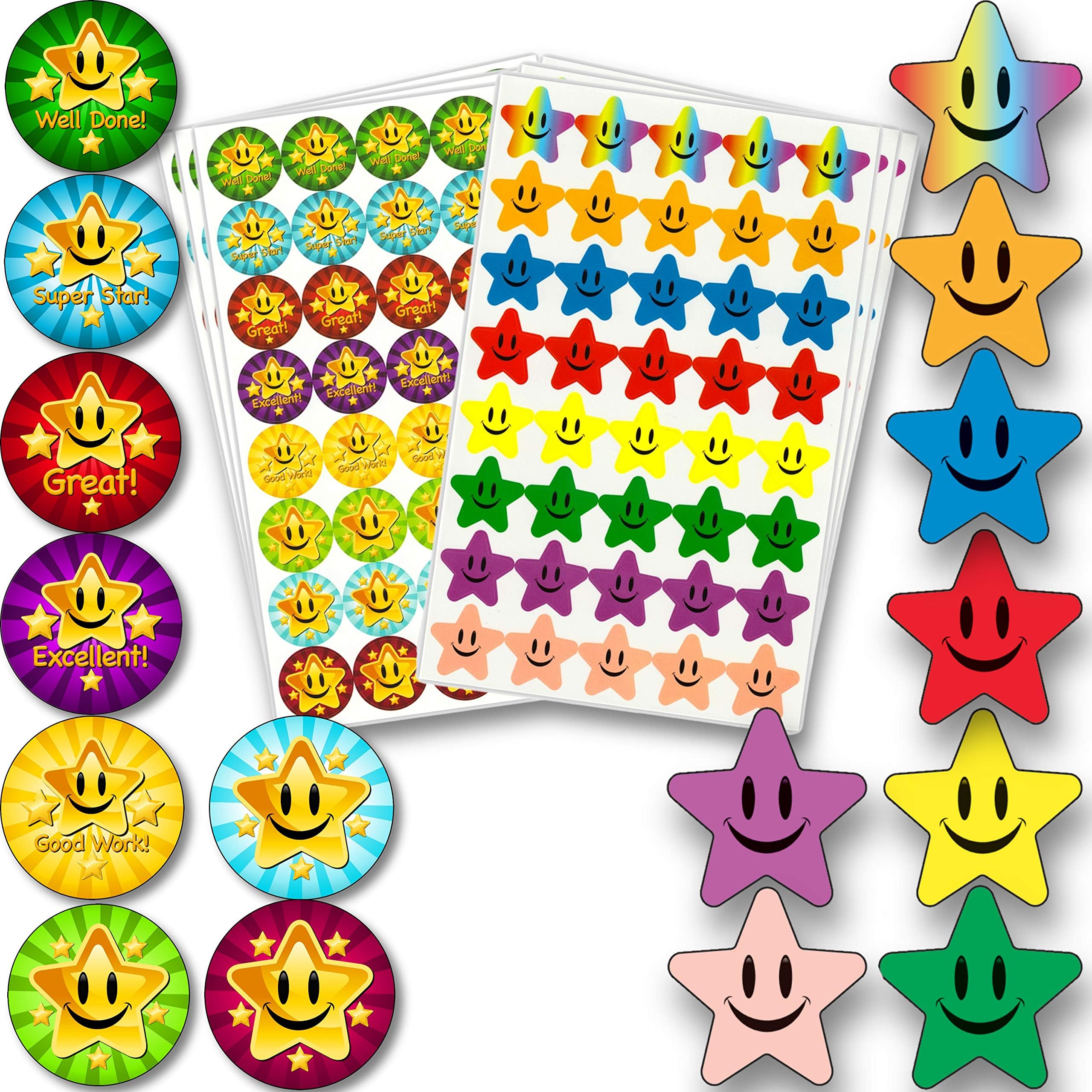 Innoveem Star Stickers for Children – Premium Quality School Stickers ...