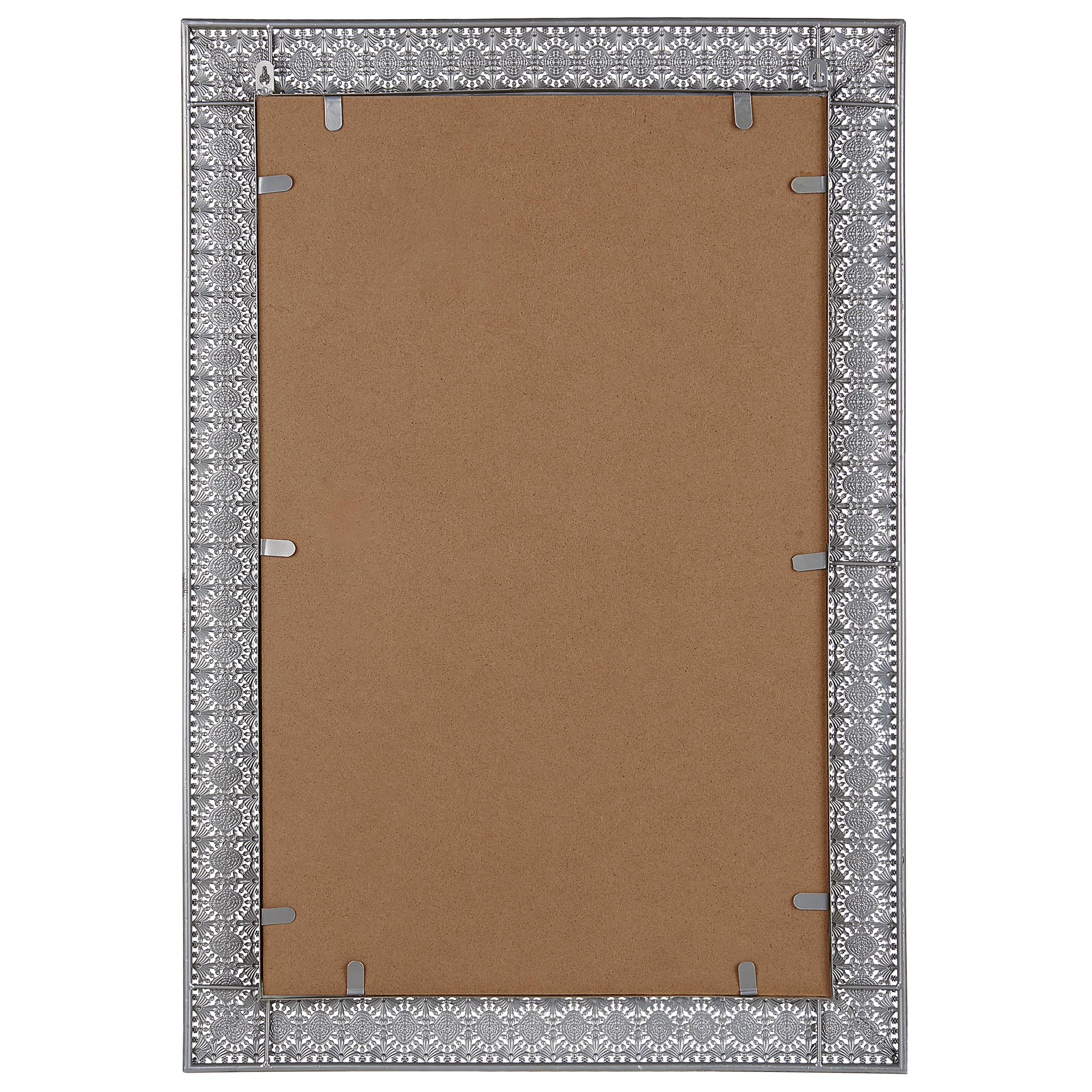 Beliani Espejo de Pared Dorado 60 x 91 cm Rectangular diseño marroquí Pali