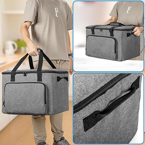 Miniatura 6 de LUXJA Bolsa de transporte grande compatible con Ninja Foodi Possible Cooker Pro, funda de transporte con almohadilla inferior dura compatible con