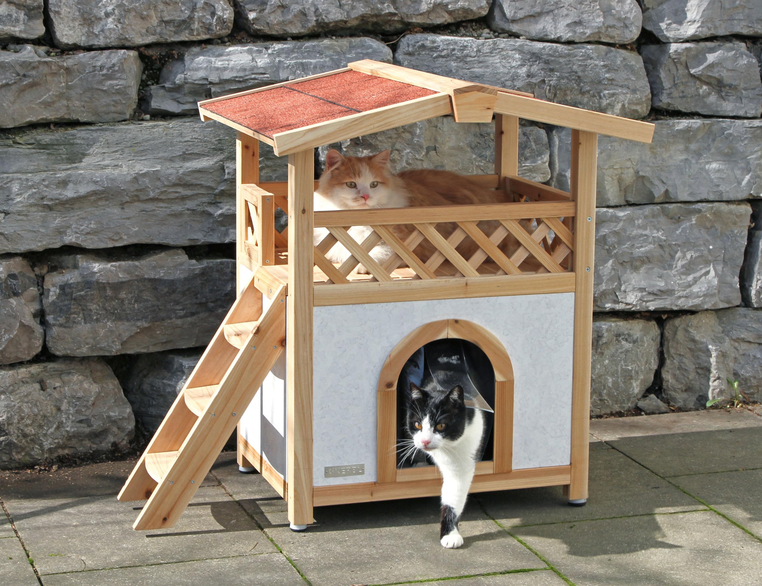 Kerbl - Casa per Gatti, in Stile Tirolese, 57 x 88 cm