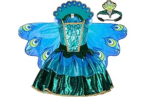 Halloween Peacock Costume for Girls: The Perfect Halloween Treat