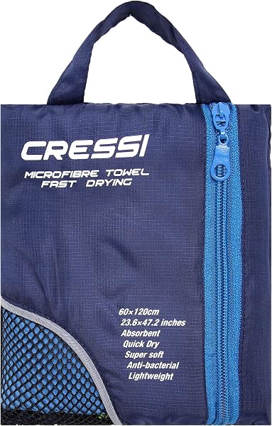 CRESSI Microfibre Fast Drying, Asciugamano/Telo Sportivo in Microfibra, Vari Colori e Misure Unisex Adulto - 2