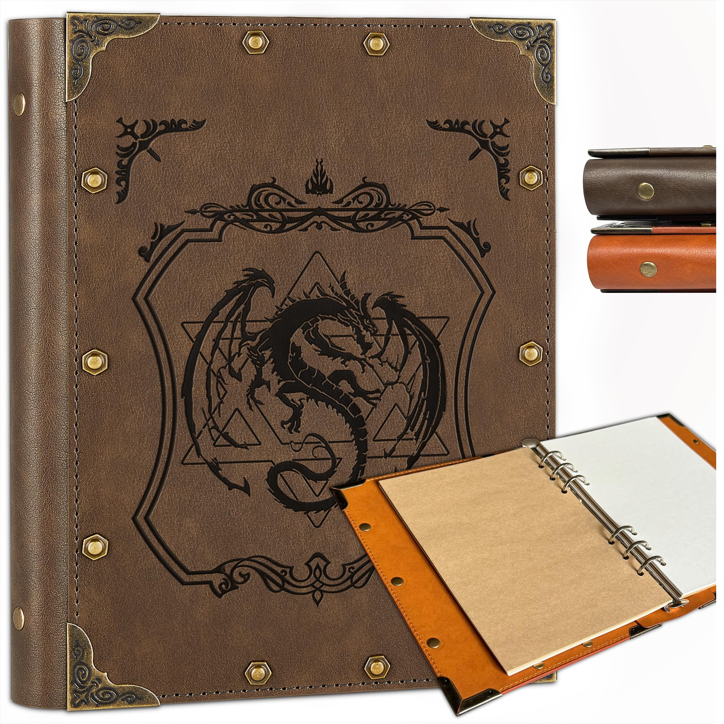 dnd card binder Amazon.com : DUROTAN DND Notebook Journal Refillable Binder A5 400 Pages  for Dungeons and Dragons Accessories D&D Gifts,Writing Notebook Gift for  Men&Women : Office Products
