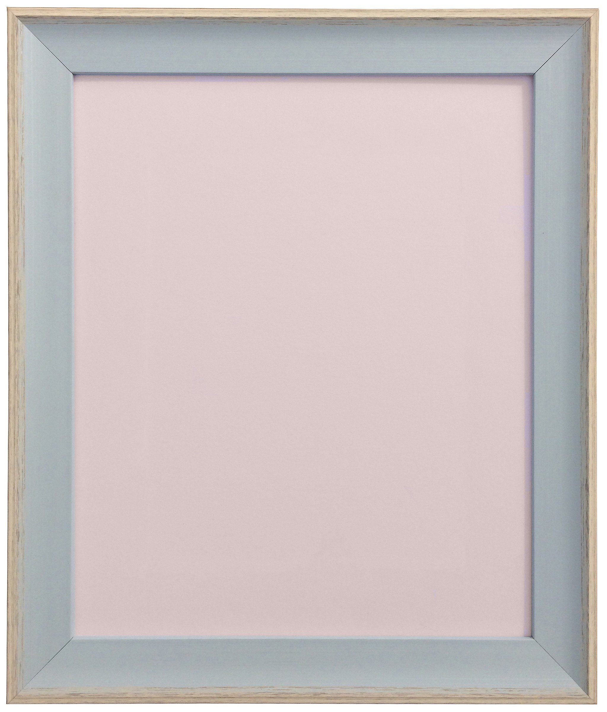 FRAMES BY POST AP-3016 niebieska ramka na zdjęcia z jasnoniebieską szarą podkładką 50 x 70 cm