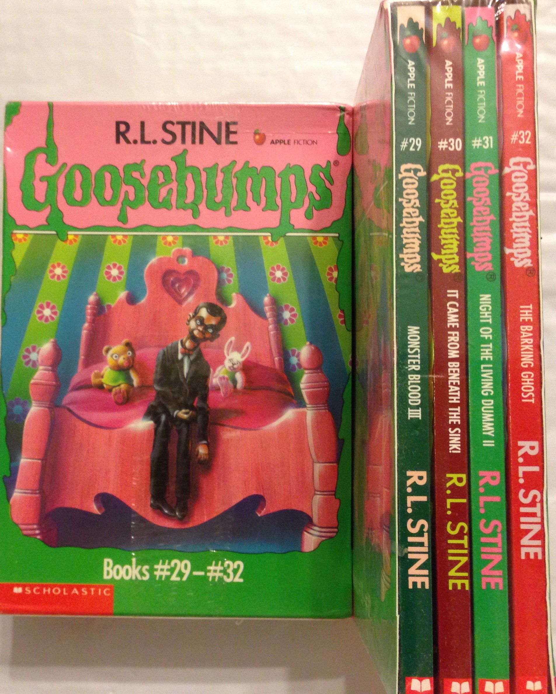 Book cover for Goosebumps Books #29 - #32