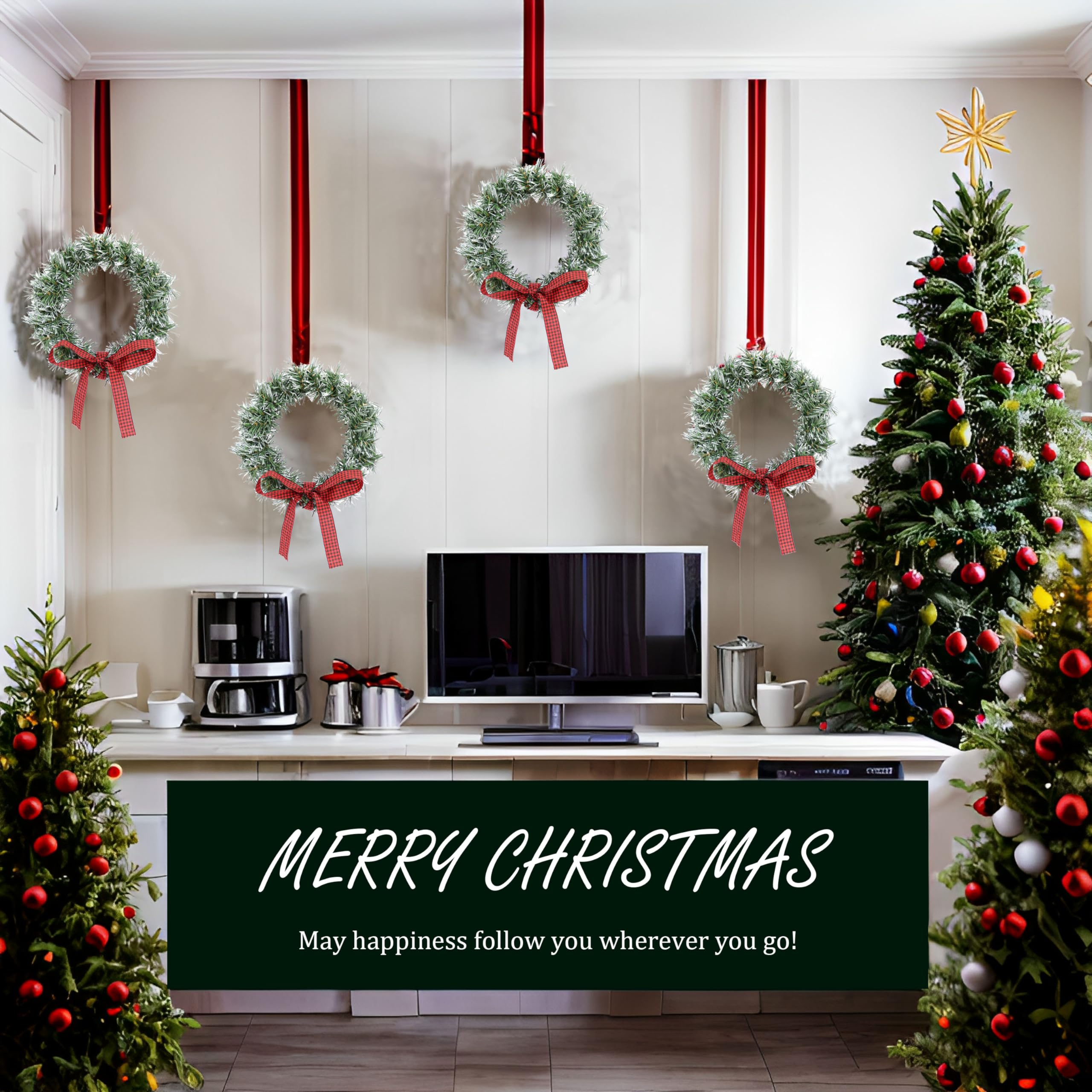 6 Pack Winter Wreath 9.5