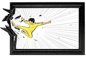 4th Wall Design FreeLee - Bruce Lee Poster with Frame: The Ultimate...