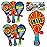 JA-RU Wooden Paddle Ball with String (6 Paddle Toy) Vintage Retro Return Ball for Kids, Boys & Girls. Old Fashioned Toys. Indoor & Outdoor Games. Bulk Party Favors Birthday Bag Stuffers. 751-6p