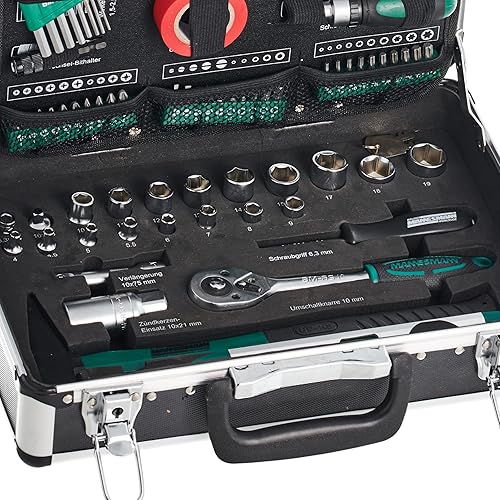 Miniatura 5 de Brüder Mannesmann Tools M29067 - Caja de herramientas de 90 piezas, 1 pieza