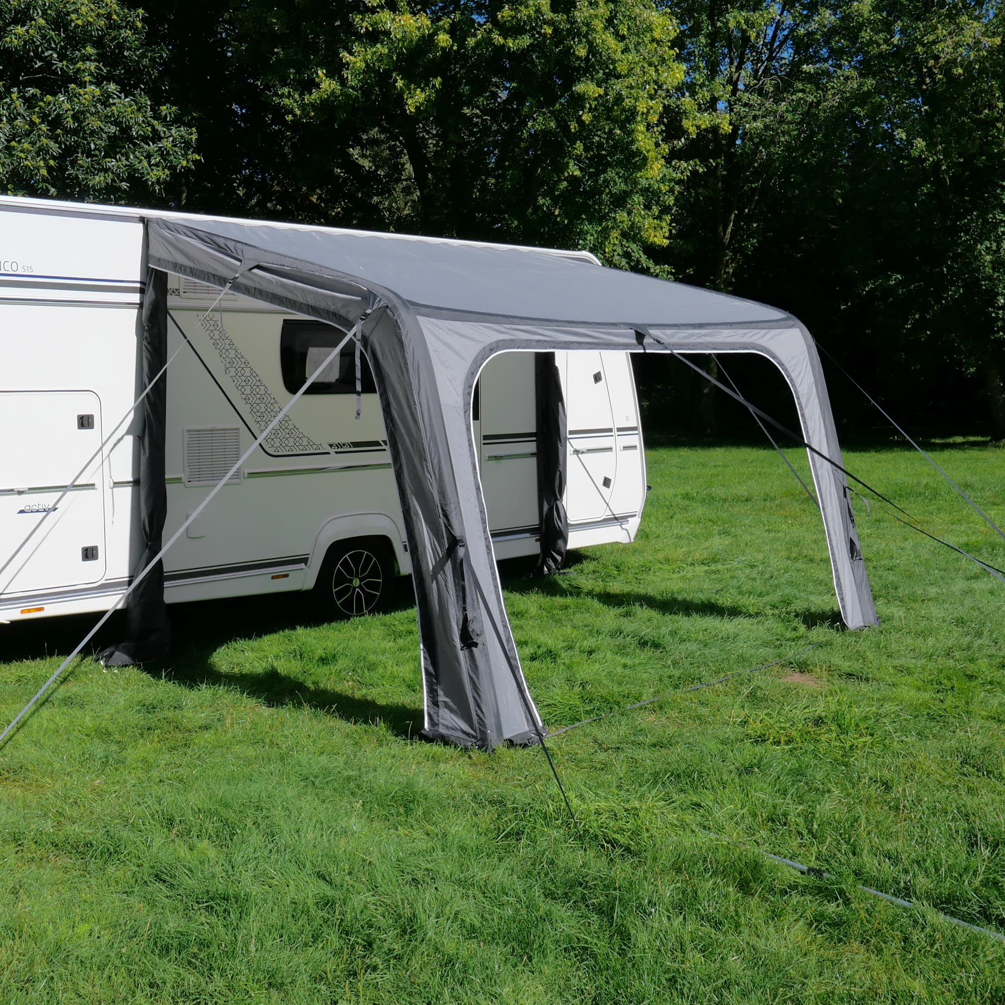 your GEAR Porto Air - Tenda gonfiabile, 340 x 250 cm, tenda parasole da viaggio, tenda per roulotte