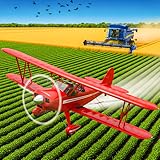 Drone Farming Flight Simulator 3D: Crop Spraying Plane Pilot & Agriculture Flying Game