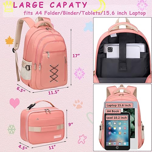 Miniatura 4 de HotAdsFW Mochila escolar para niños, adolescentes, mujeres, hombres y niñas, mochila de viaje para escuela primaria, secundaria, universidad,