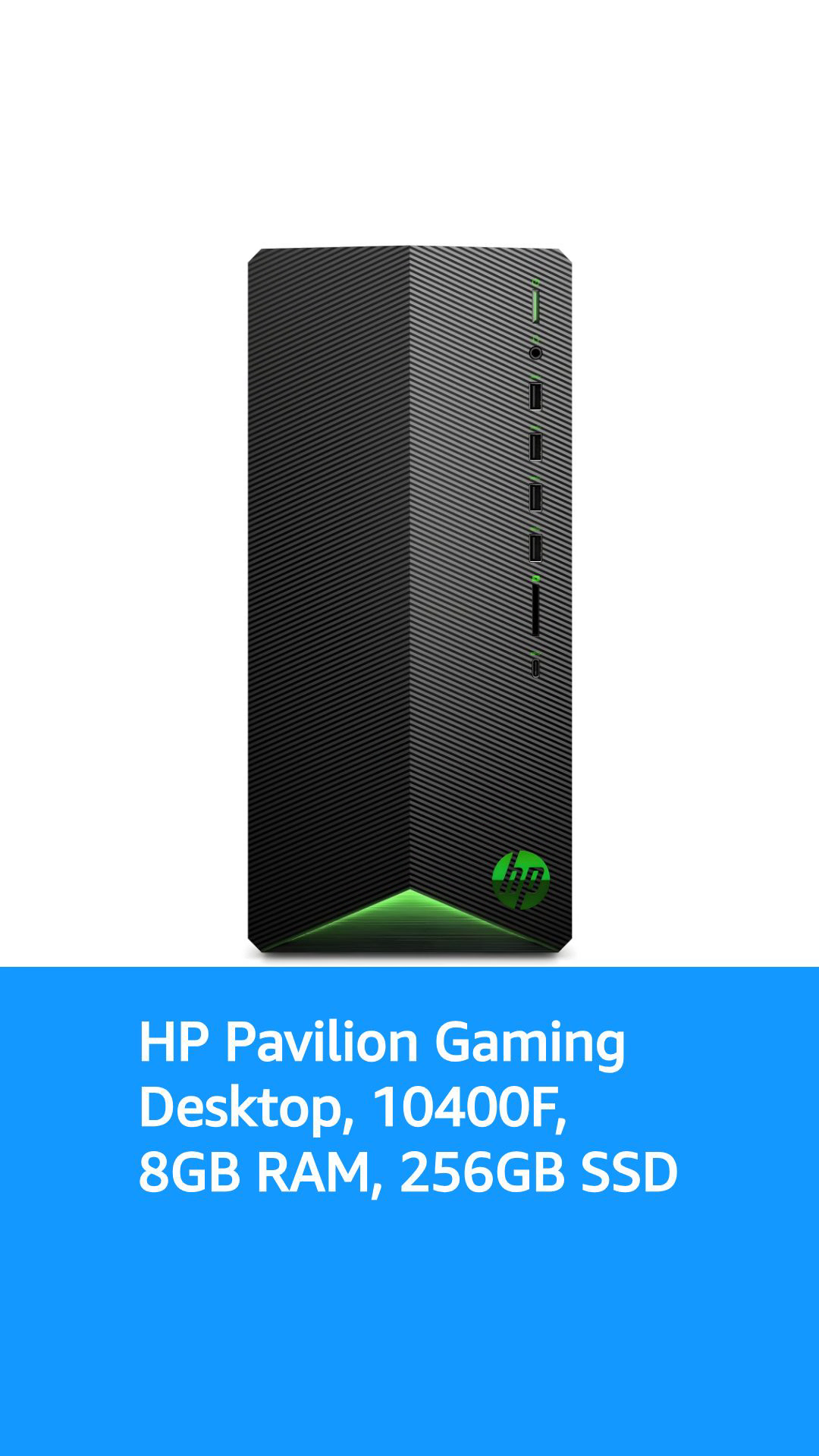 HP Pavilion Gaming Desktop, NVIDIA GeForce GTX 1650, Intel Core i5