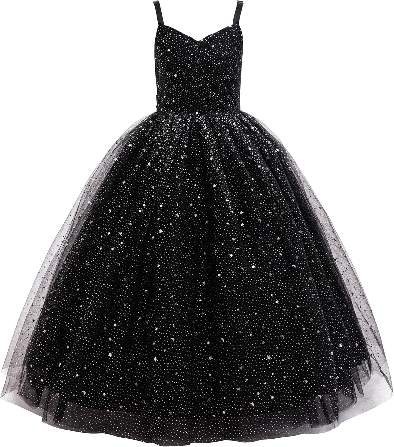 Glamulice Princess Sparkle Tulle Dress Flower Girl Little/Big Girls Wedding Bridesmaid Dresses Pageant Party Ball Gown