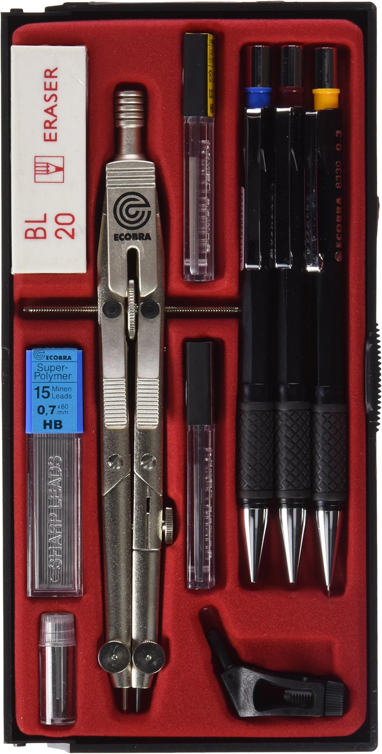 EcobraSilver Master 429910 Quick Adjustment Compass Matt Nickel-Plated