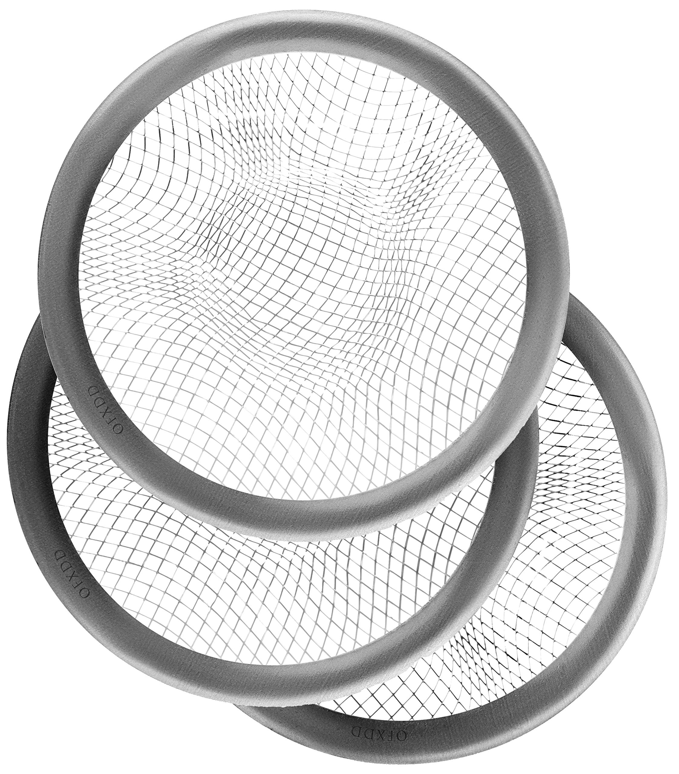 Passoire d'évier de salle de bain en maille métallique pour vidange de douche (lot de 3)