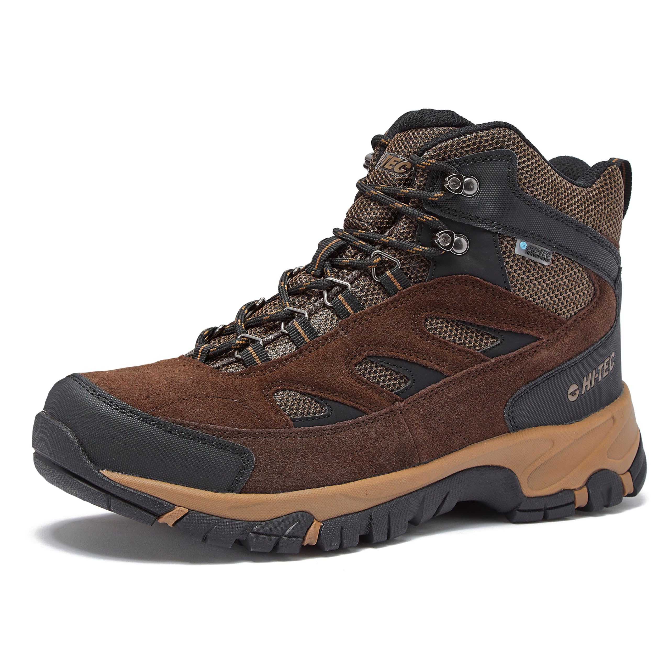 Yosemite WP Mid Waterproof Hiking Boots for Men, Lightweight Breathable Outdoor Trekking Shoes