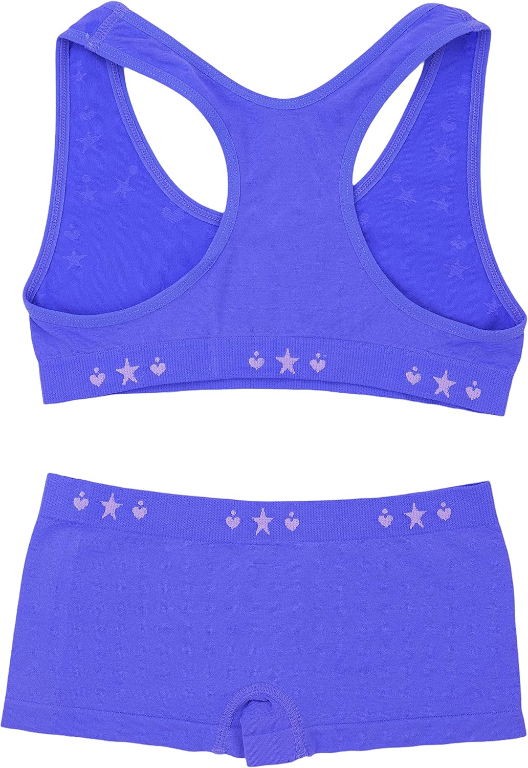 ToBeInStyle Girl's Pack of 6 Racerback or Cami Style Training Bra Tops & Matching Boyshort Bottoms - Image 4