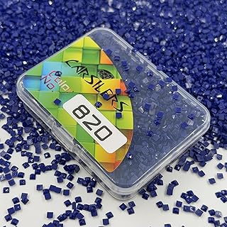 Diamond Painting Beads 820,Diamonds Painting Accessories Replacement for Missing Drills,Diamond Beads Replacement Drills Gems Stones,Square,About 3500pcs