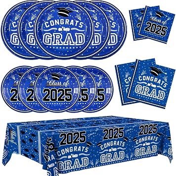 Graduation Backdrop with Graduation Plates