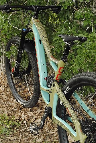 Miniatura 9 de WilderWild Cinta de protección para marco de bicicleta, vinilo transparente de alto impacto, incluye herramienta (4 x 72), protector de marco de