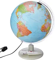 TECNODIDATTICA Globo Terrestre - 30 Cm - Parlamondo, bege