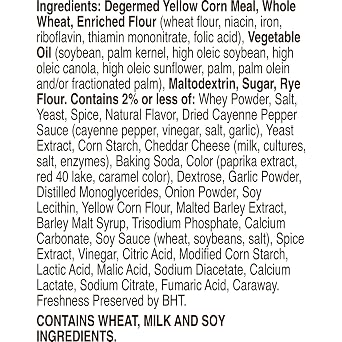 Chex Mix Hot and Spicy Snack Mix, Savory Snack Bag, 8 oz